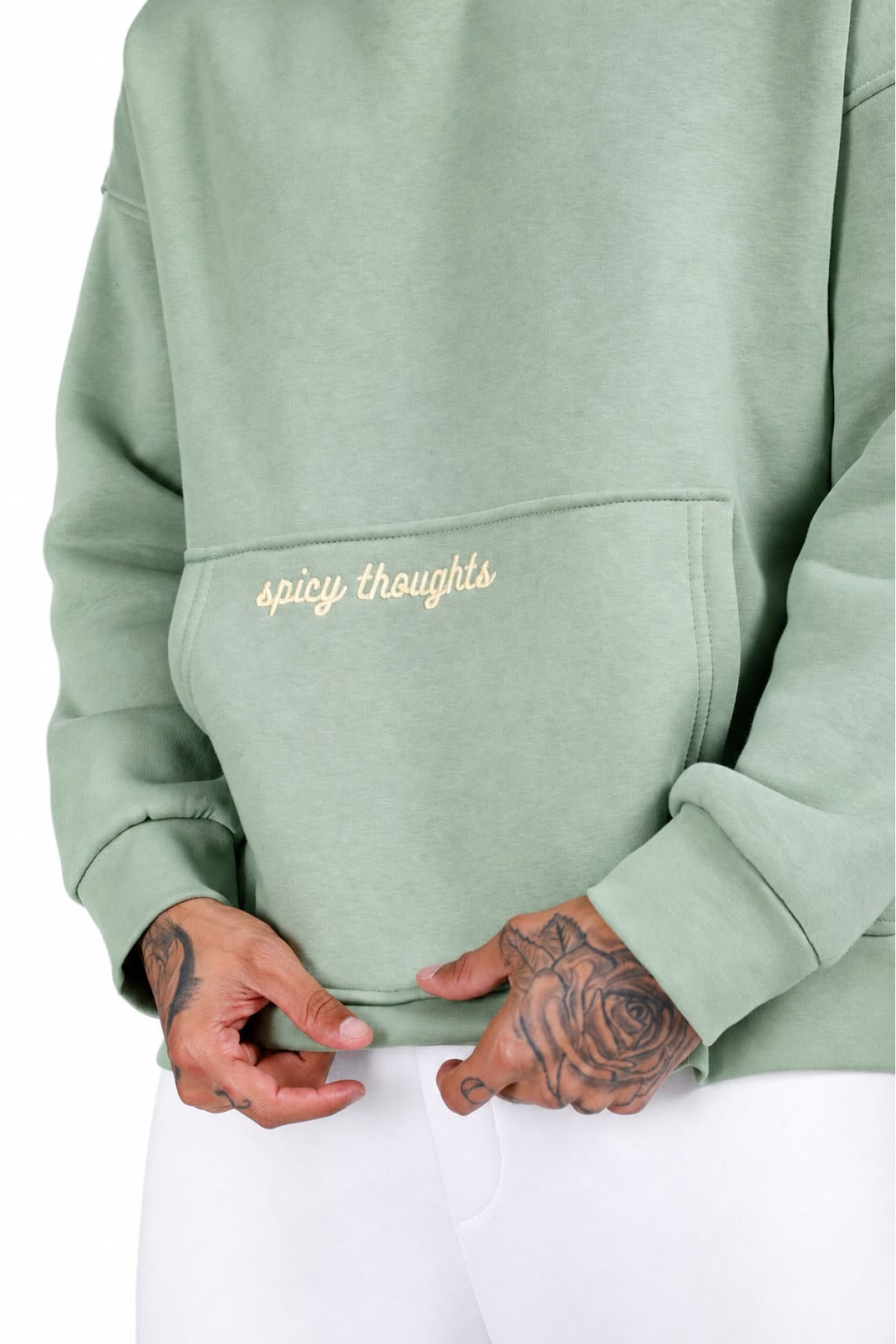 Bonjour Rebels Sırt Baskılı Oversize Kapüşonlu Sweatshirt