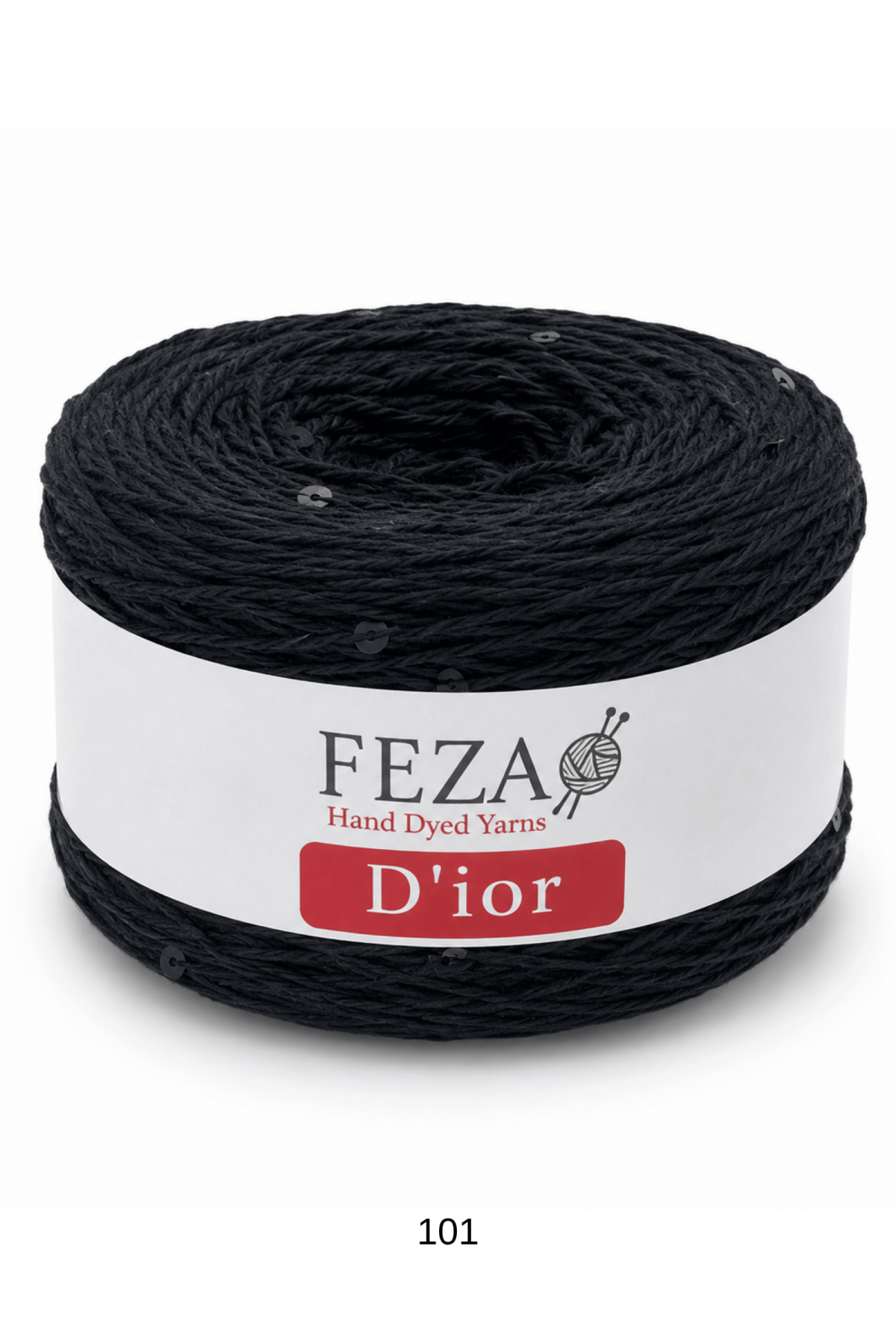 Feza D’ior Payetli Pamuklu Örgü İpi 100 Gr 310 Metre – 1 Yumak-101
