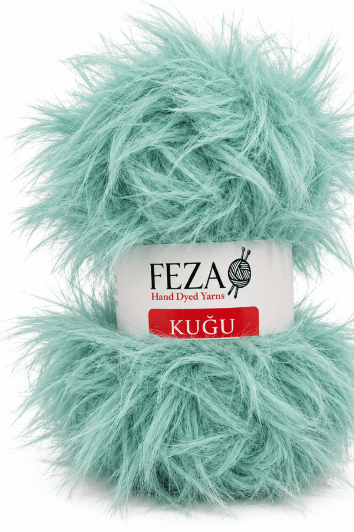 Feza Kuğu El Boyama Tüylü Fantazi Örgü İpi 50 Gr %100 PES – 07-Turkuaz