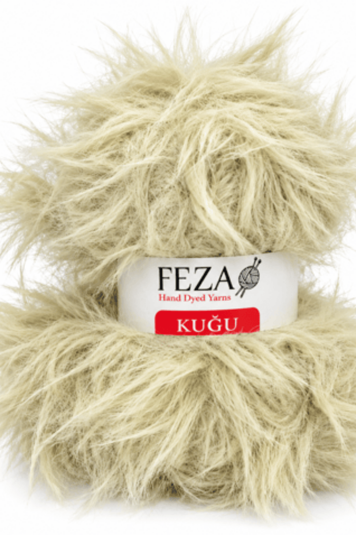 Feza Kuğu El Boyama Tüylü Fantazi Örgü İpi 50 Gr %100 PES – 025-Krem