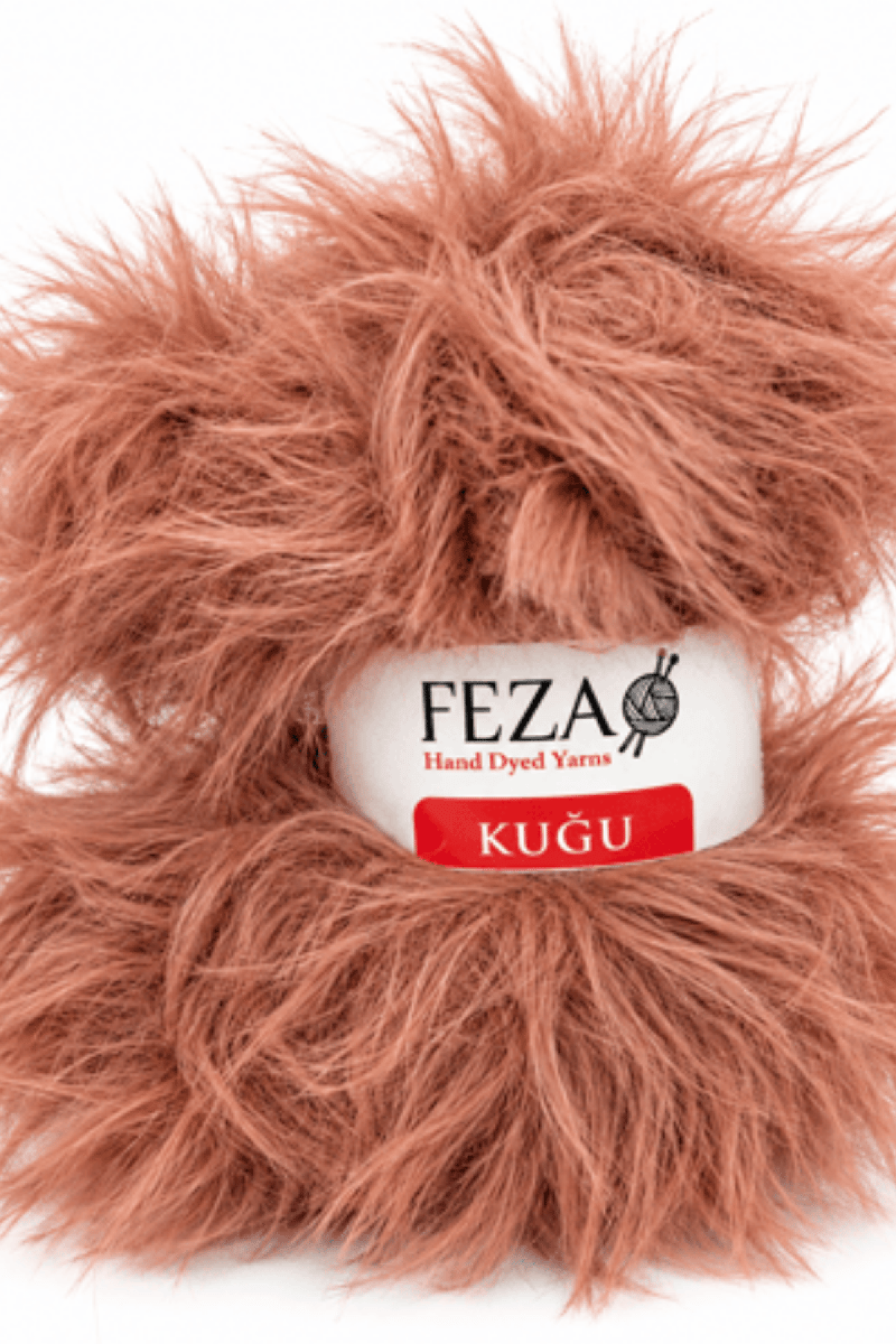 Feza Kuğu El Boyama Tüylü Fantazi Örgü İpi 50 Gr %100 PES – 28 - Koyu Bej