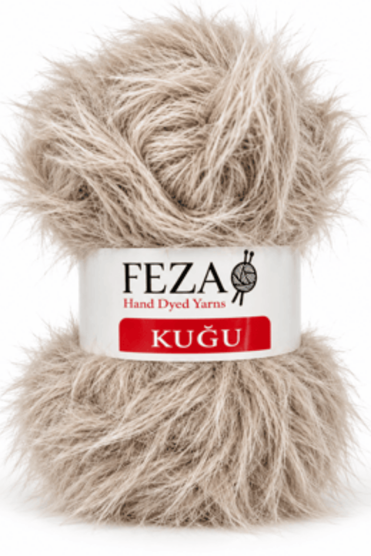 Feza Kuğu El Boyama Tüylü Fantazi Örgü İpi 50 Gr %100 PES – 034-Açık Bej