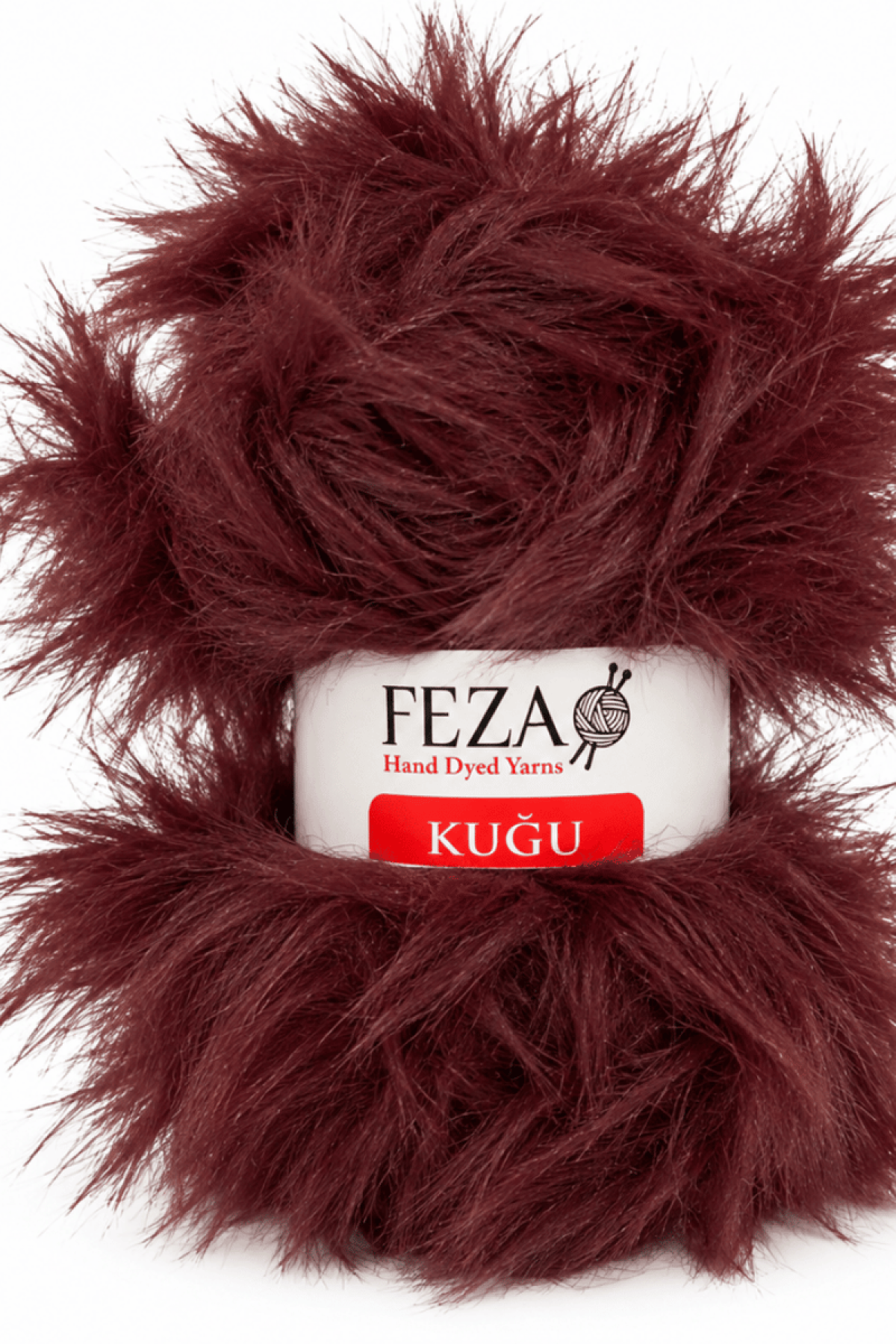 Feza Kuğu El Boyama Tüylü Fantazi Örgü İpi 50 Gr %100 PES – 048-Koyu Kahve