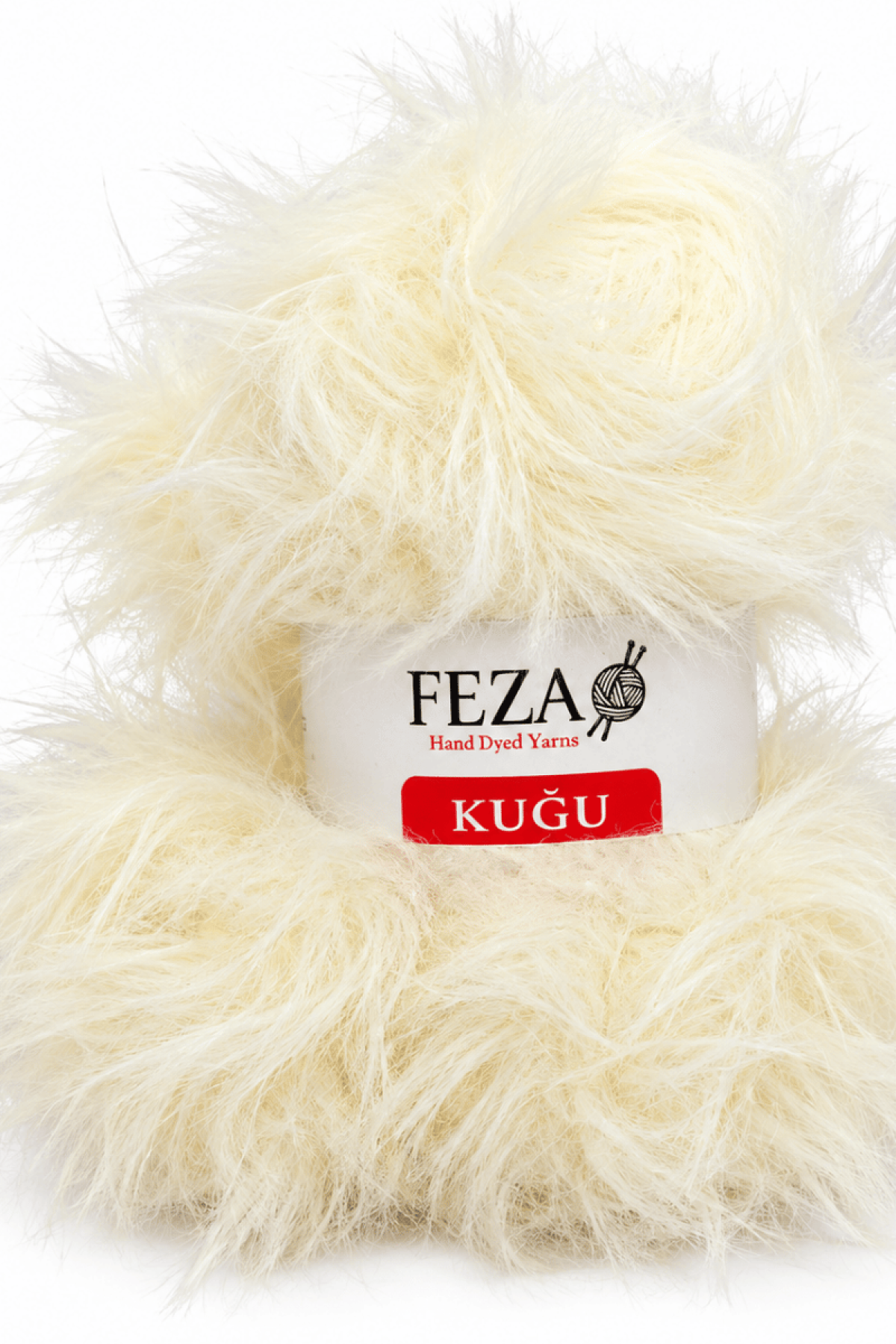 Feza Kuğu El Boyama Tüylü Fantazi Örgü İpi 50 Gr %100 PES – 51-Ekru
