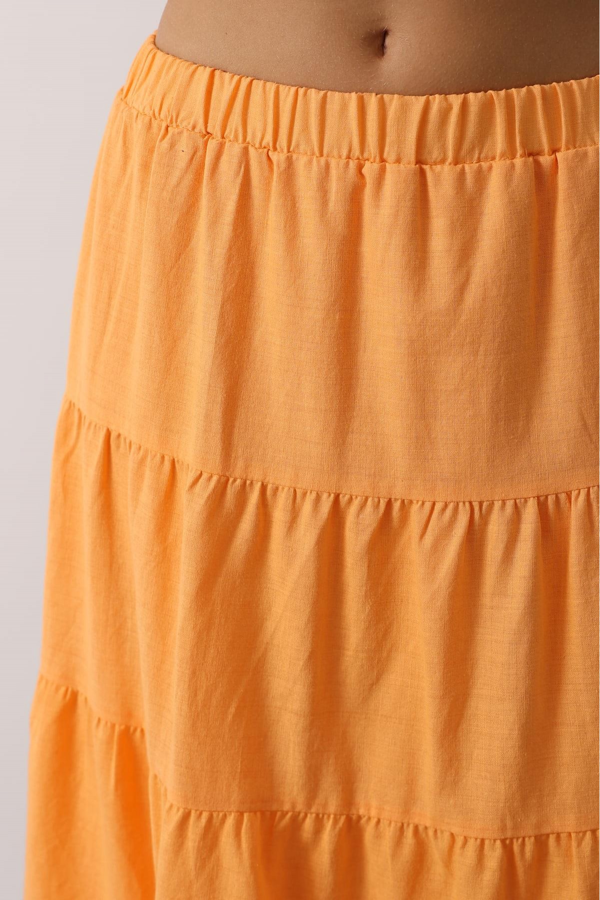 Kat Kat Keten Etek - Kavuniçi