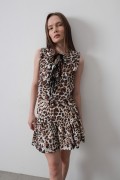 Leopar Desen Mini Etek - Leopar