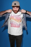 Unisex Erkek/Kadın Özel Baskılı Modern Fit %100 Pamuk Bisiklet Yaka T-Shirt