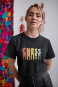 Kadın Özel Baskılı Modern Fit %100 Pamuk Bisiklet Yaka T-Shirt