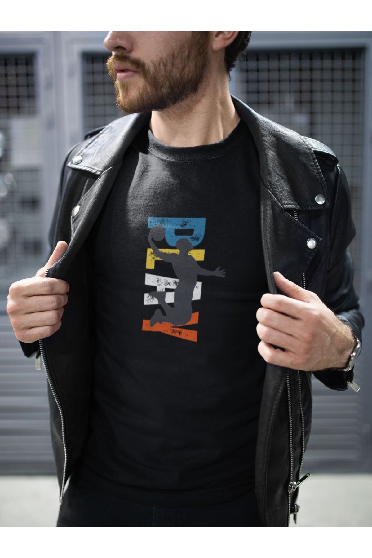 Erkek Özel Baskılı Modern Fit %100 Pamuk Bisiklet Yaka T-Shirt