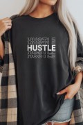 Unisex Oversize 24/1  Süprem Kumaş Penye Baskılı Tişört Pamuklu Ribanalı Bisiklet Yaka Kısa Kollu