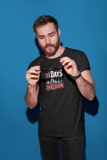Unisex Erkek/Kadın Özel Baskılı Modern Fit %100 Pamuk Bisiklet Yaka T-Shirt