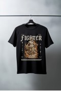 Unisex Oversize 24/1 Penye DTF Baskılı Tişört - DTF101