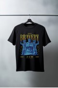 Unisex Oversize 24/1 Penye DTF Baskılı Tişört - DTF102