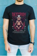 Unisex Oversize 24/1 Penye DTF Baskılı Tişört - DTF106