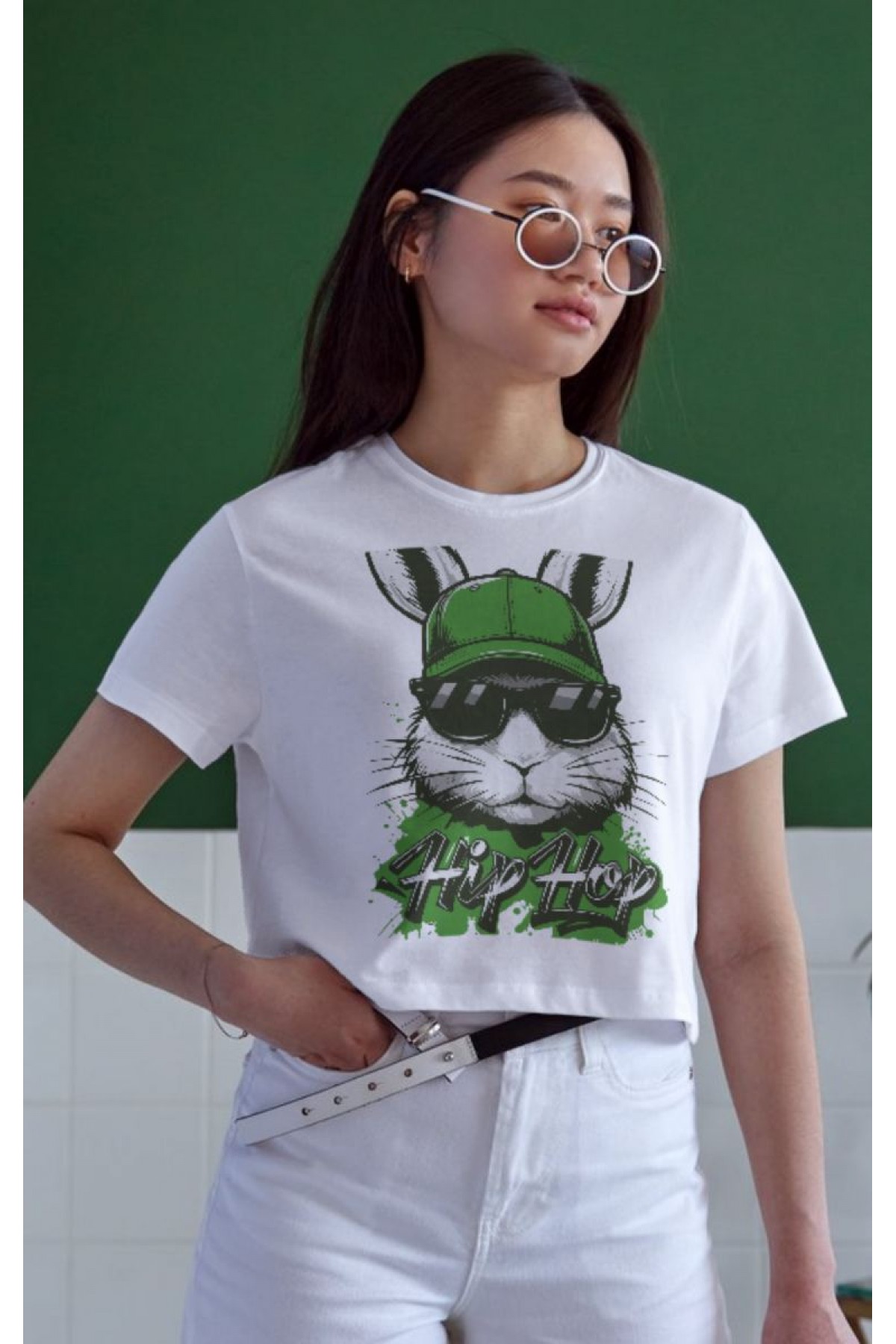 Unisex Oversize 24/1 Penye DTF Baskılı Tişört - DTF108