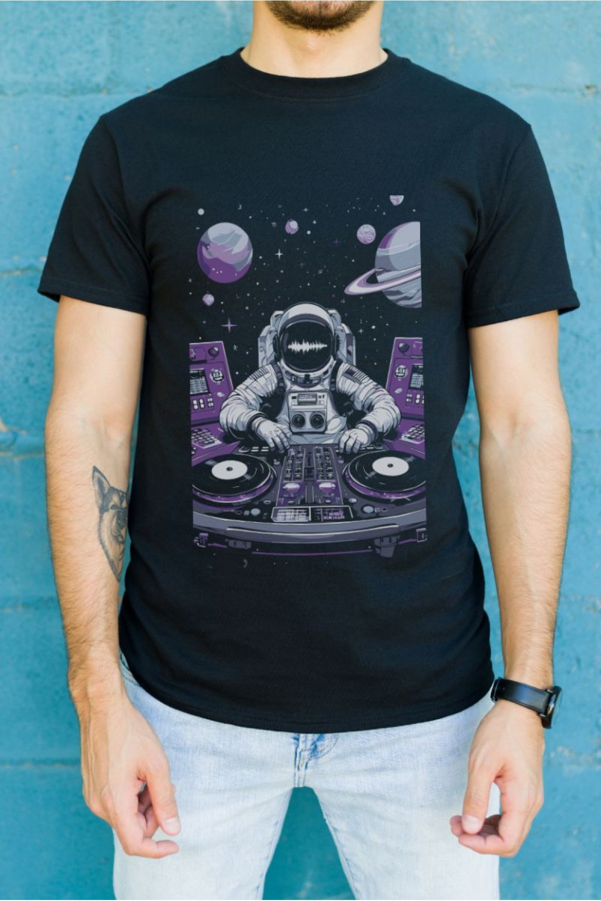 Unisex Oversize 24/1 Penye DTF Baskılı Tişört - DTF109