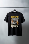 Unisex Oversize 24/1 Penye DTF Baskılı Tişört - DTF113