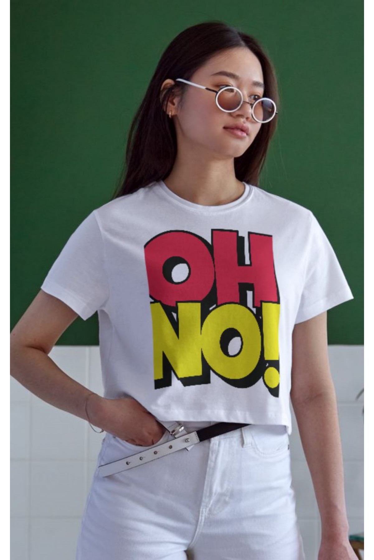 Unisex Oversize 24/1 Penye DTF Baskılı Tişört - DTF118
