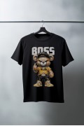 Unisex Oversize 24/1 Penye DTF Baskılı Tişört - DTF119