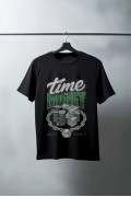 Unisex Oversize 24/1 Penye DTF Baskılı Tişört - DTF133