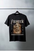 Unisex Oversize 24/1 Penye DTF Baskılı Tişört - DTF139