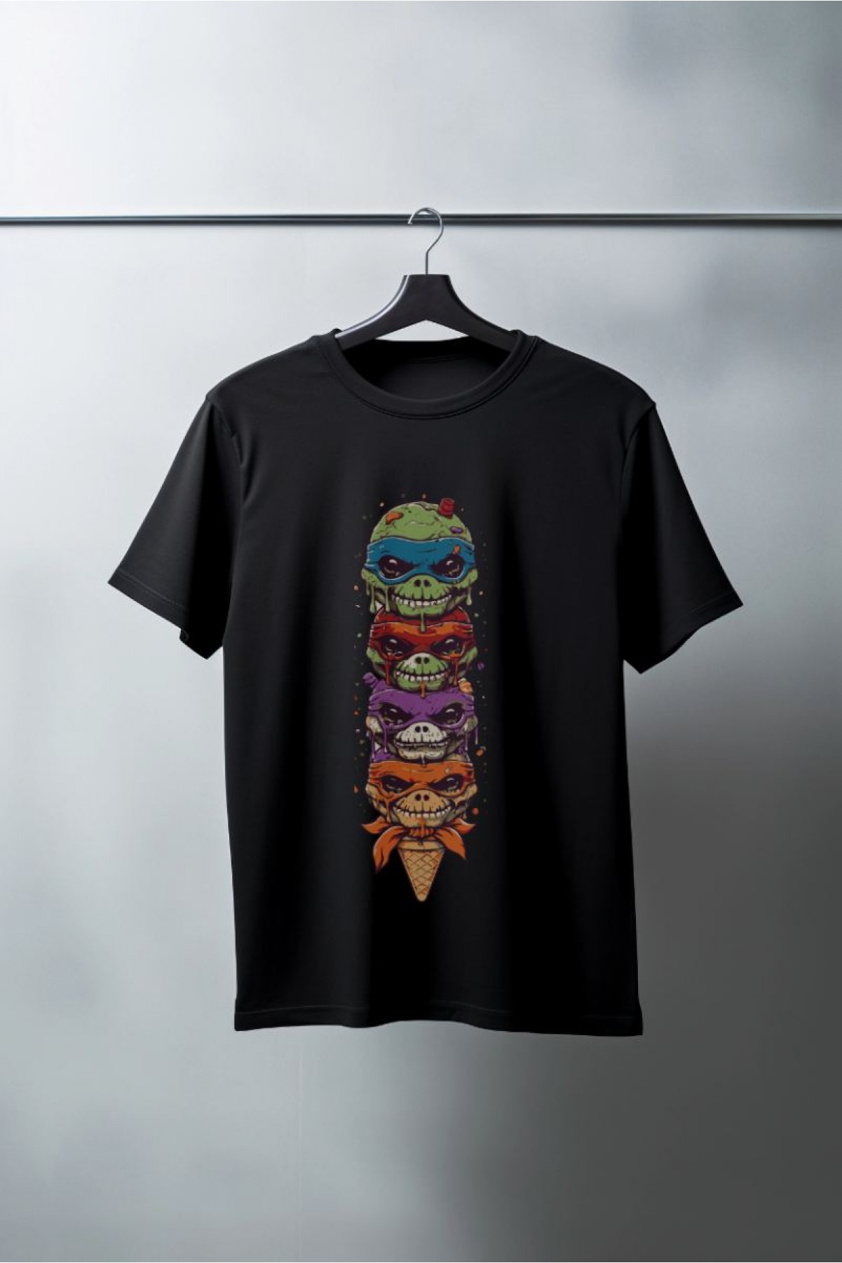 Unisex Oversize 24/1 Penye DTF Baskılı Tişört - DTF151