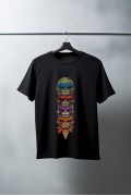 Unisex Oversize 24/1 Penye DTF Baskılı Tişört - DTF151