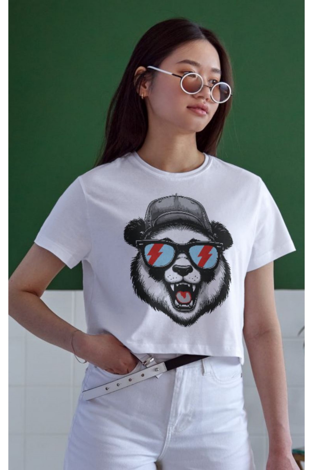 Unisex Oversize 24/1 Penye DTF Baskılı Tişört - DTF171