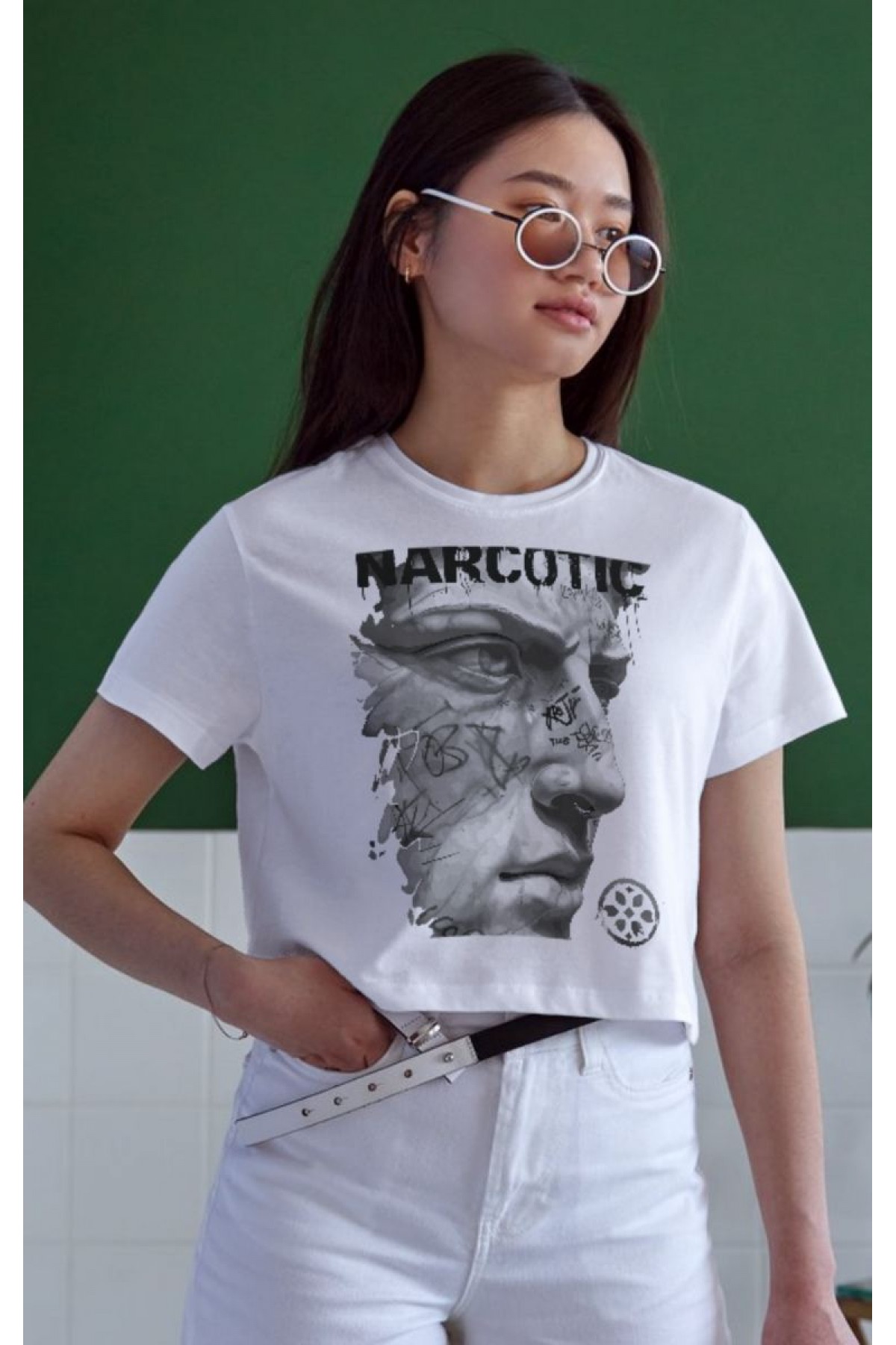 Unisex Oversize 24/1 Penye DTF Baskılı Tişört - DTF172