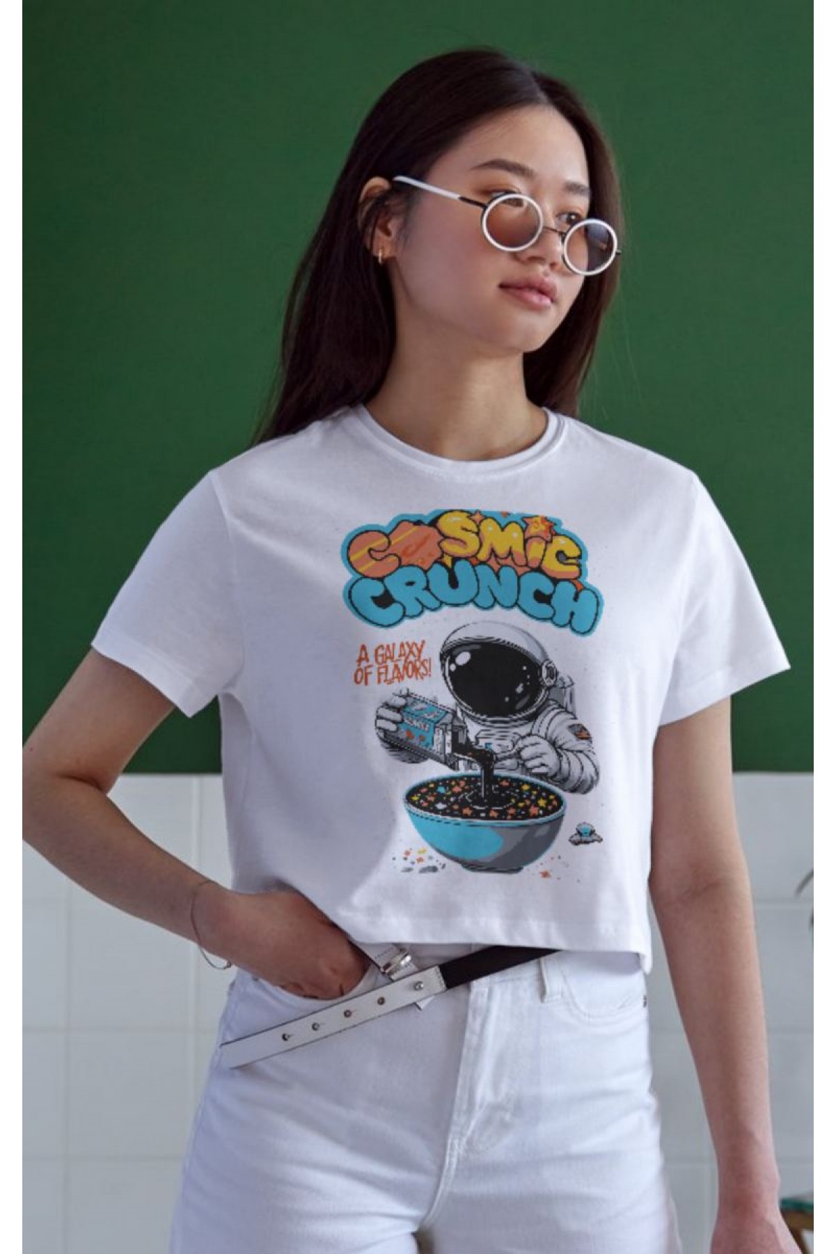 Unisex Oversize 24/1 Penye DTF Baskılı Tişört - DTF174