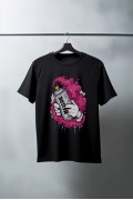 Unisex Oversize 24/1 Penye DTF Baskılı Tişört - DTF179