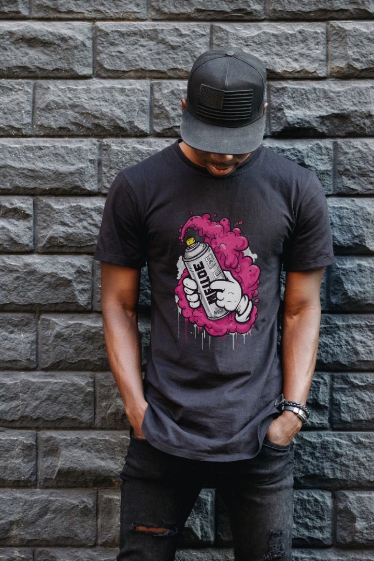 Unisex Oversize 24/1 Penye DTF Baskılı Tişört - DTF179