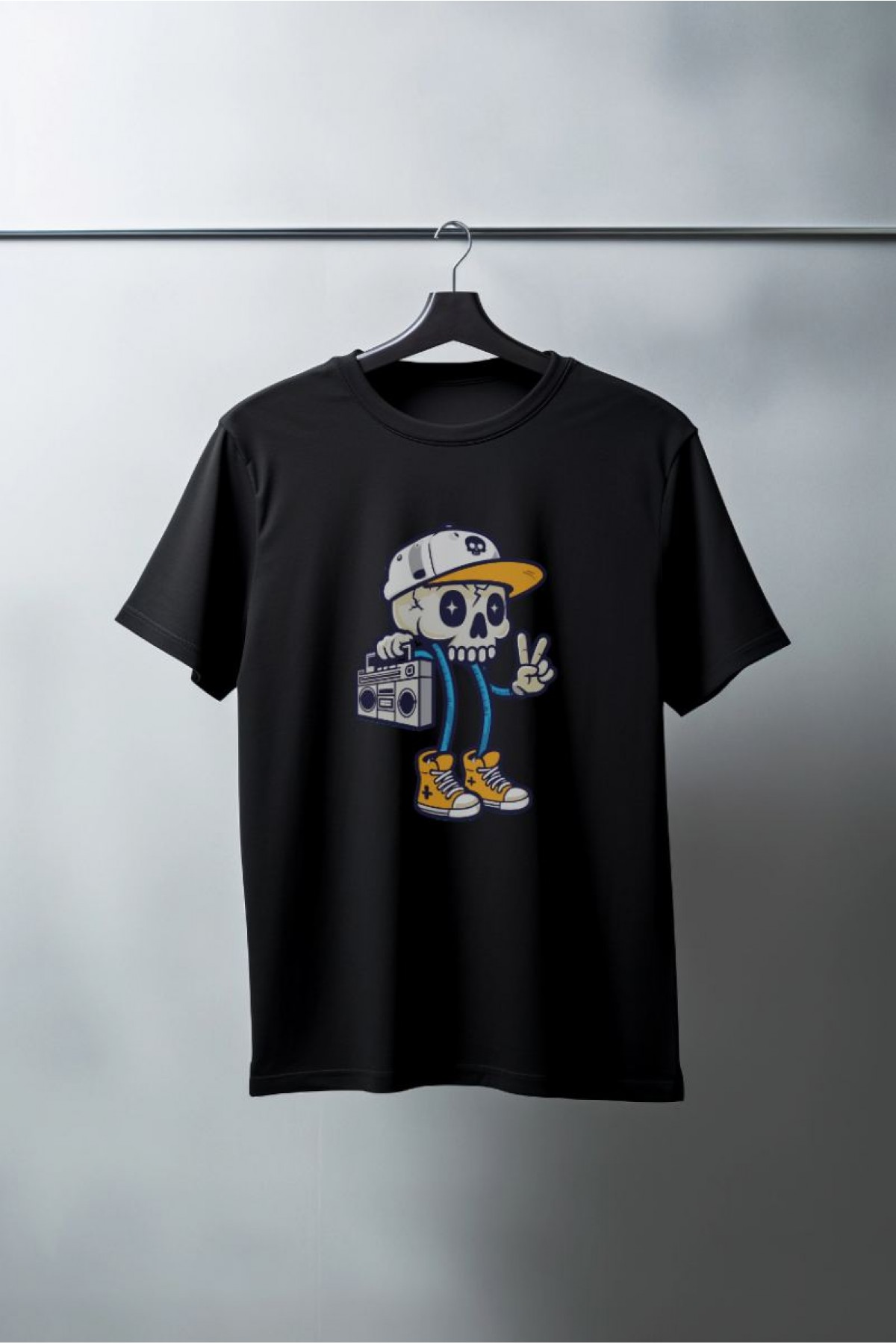 Unisex Oversize 24/1 Penye DTF Baskılı Tişört - DTF189
