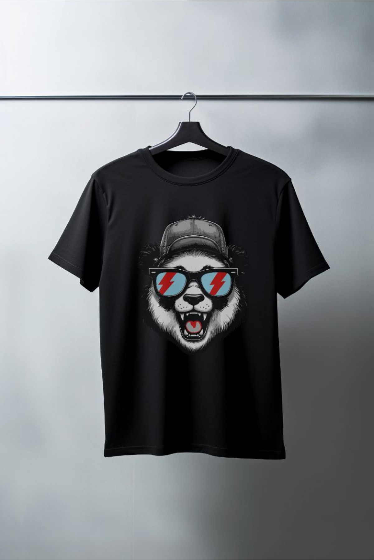 Unisex Oversize 24/1 Penye DTF Baskılı Tişört - DTF194