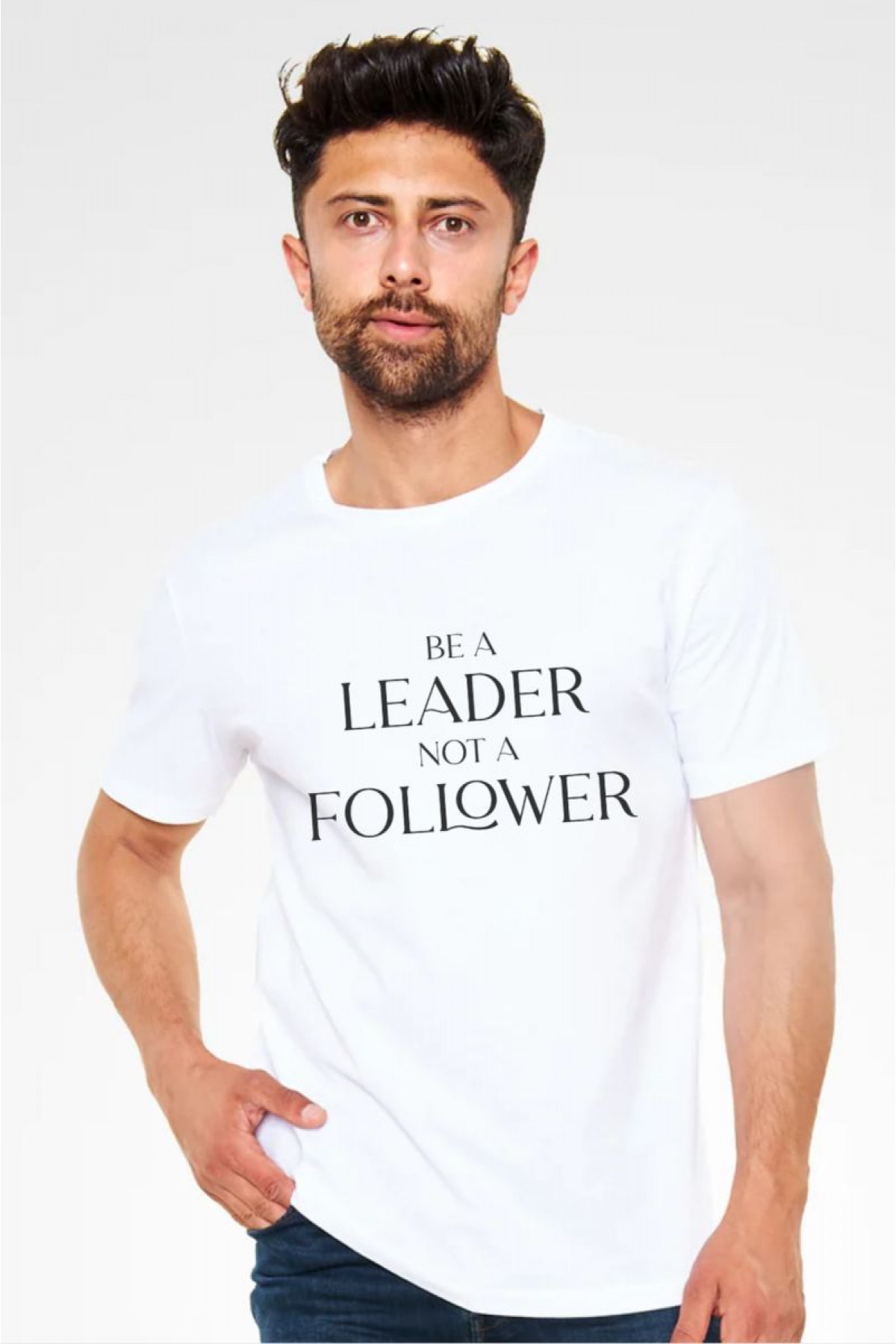 Unisex Oversize 24/1 Penye DTF Baskılı Tişört - DTF199