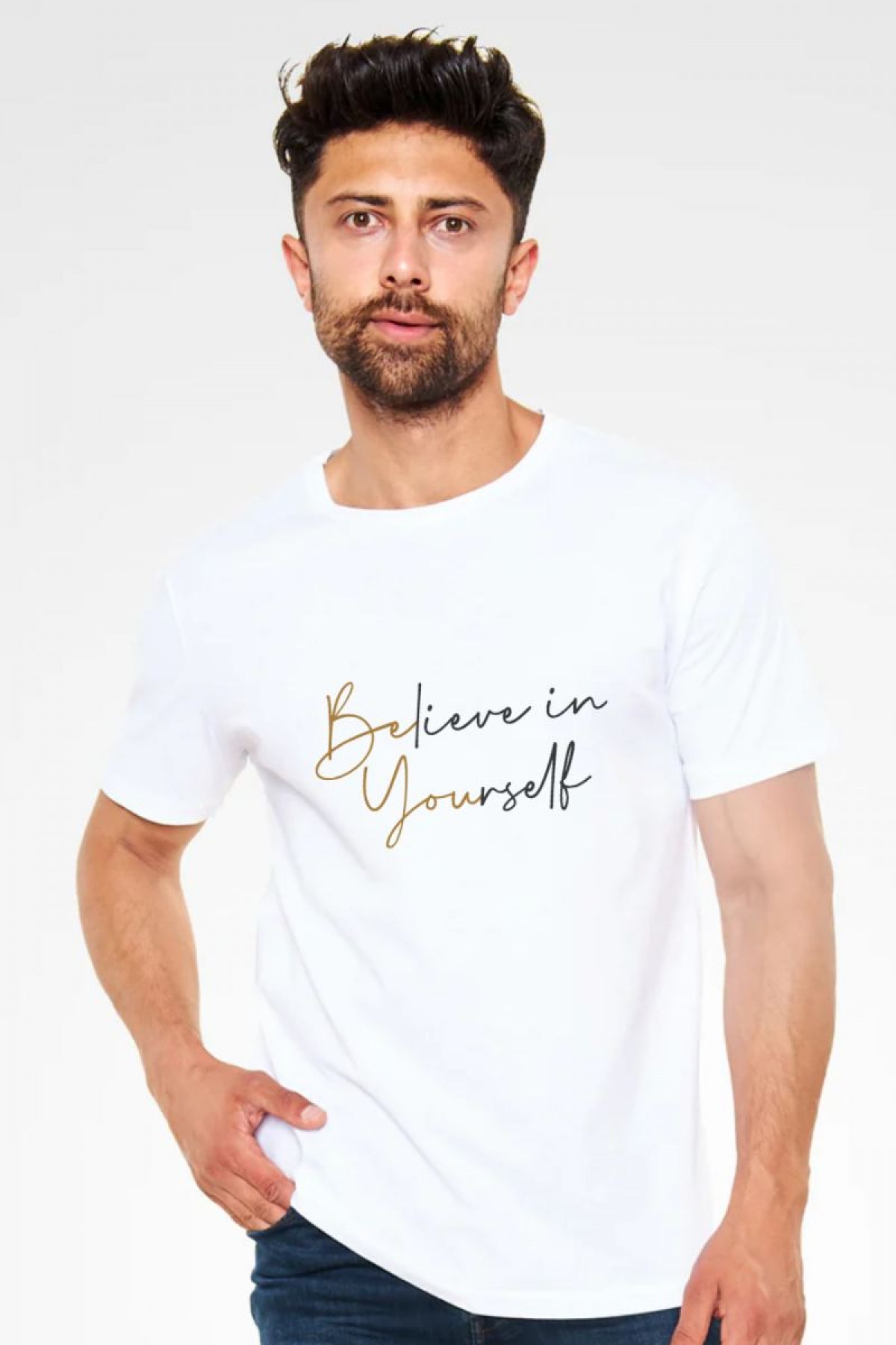 Unisex Oversize 24/1 Penye DTF Baskılı Tişört - DTF206