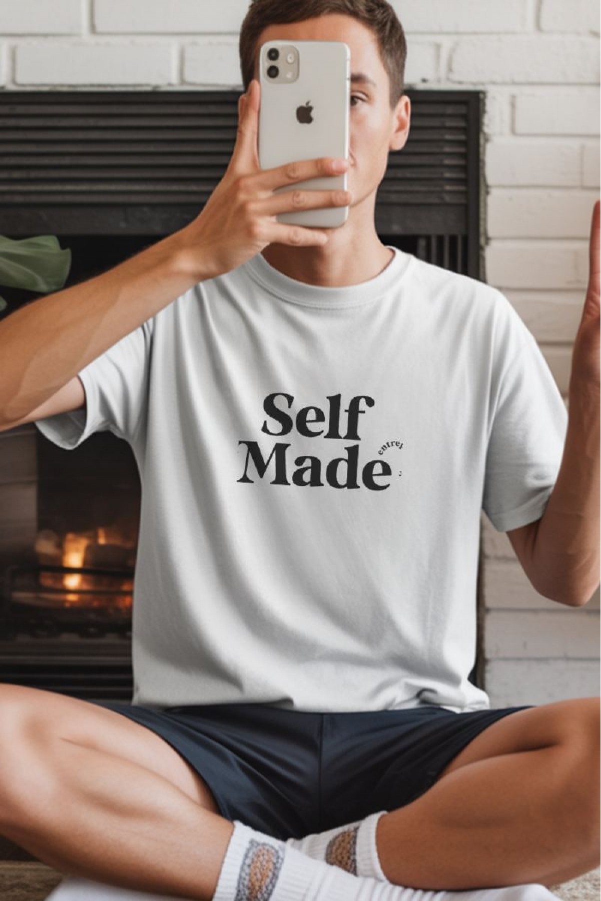 Unisex Oversize 24/1 Penye DTF Baskılı Tişört - DTF259