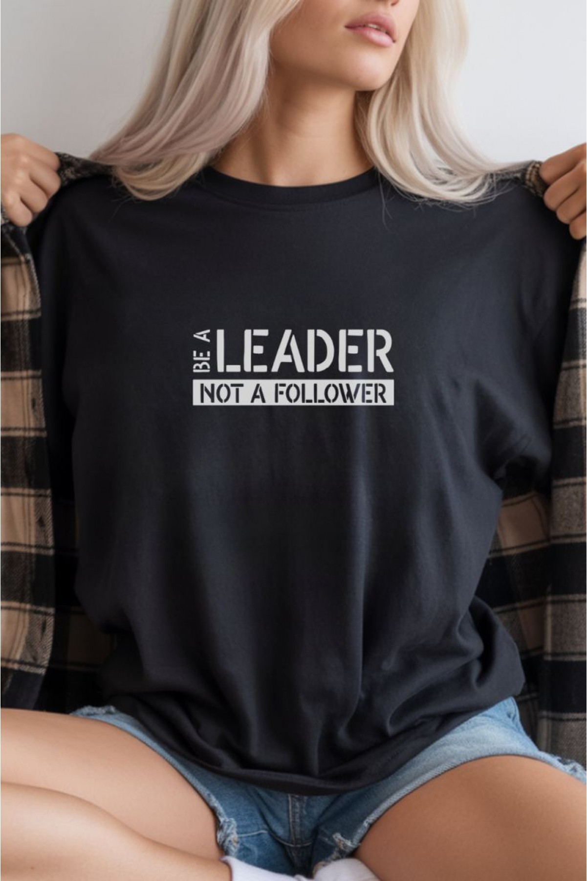 Unisex Oversize 24/1 Penye DTF Baskılı Tişört - DTF277