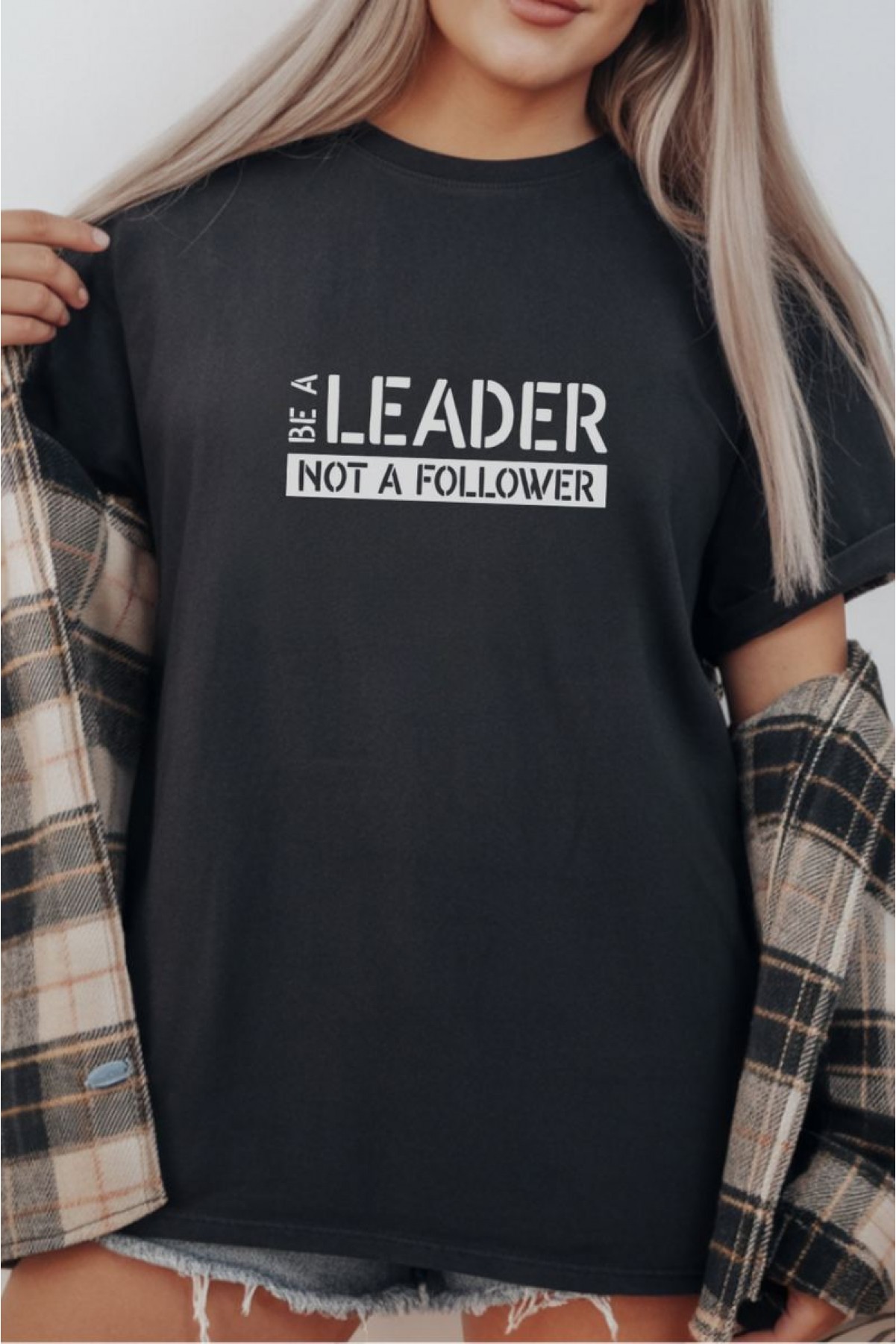 Unisex Oversize 24/1 Penye DTF Baskılı Tişört - DTF277
