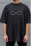 Unisex Oversize 24/1 Penye DTF Baskılı Tişört - DTF290