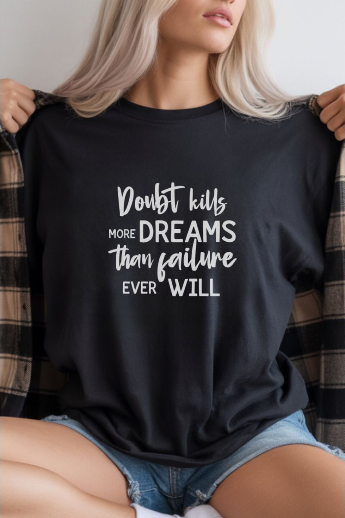 Unisex Oversize 24/1 Penye DTF Baskılı Tişört - DTF291
