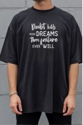 Unisex Oversize 24/1 Penye DTF Baskılı Tişört - DTF291