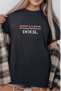 Unisex Oversize 24/1 Penye DTF Baskılı Tişört - DTF293