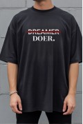 Unisex Oversize 24/1 Penye DTF Baskılı Tişört - DTF293