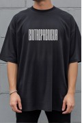 Unisex Oversize 24/1 Penye DTF Baskılı Tişört - DTF297