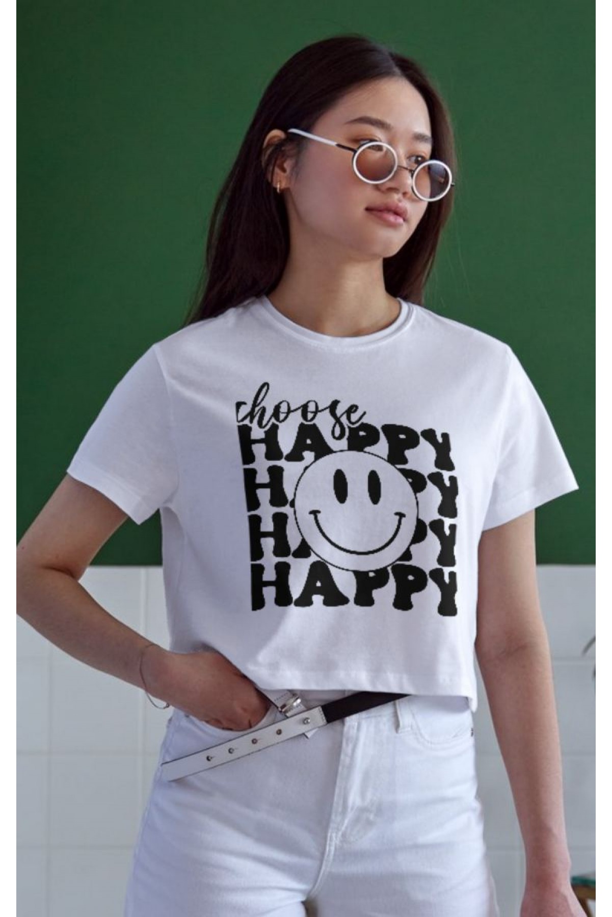 Unisex Oversize 24/1 Penye DTF Baskılı Tişört - DTF55