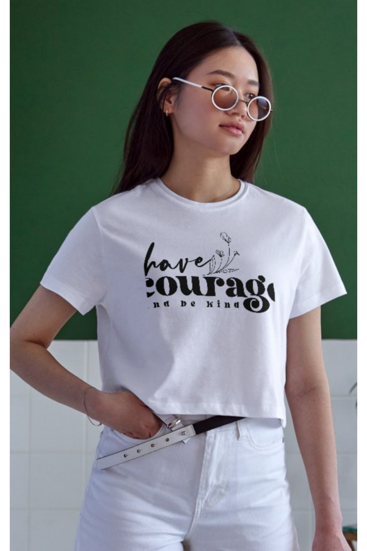 Unisex Oversize 24/1 Penye DTF Baskılı Tişört - DTF62