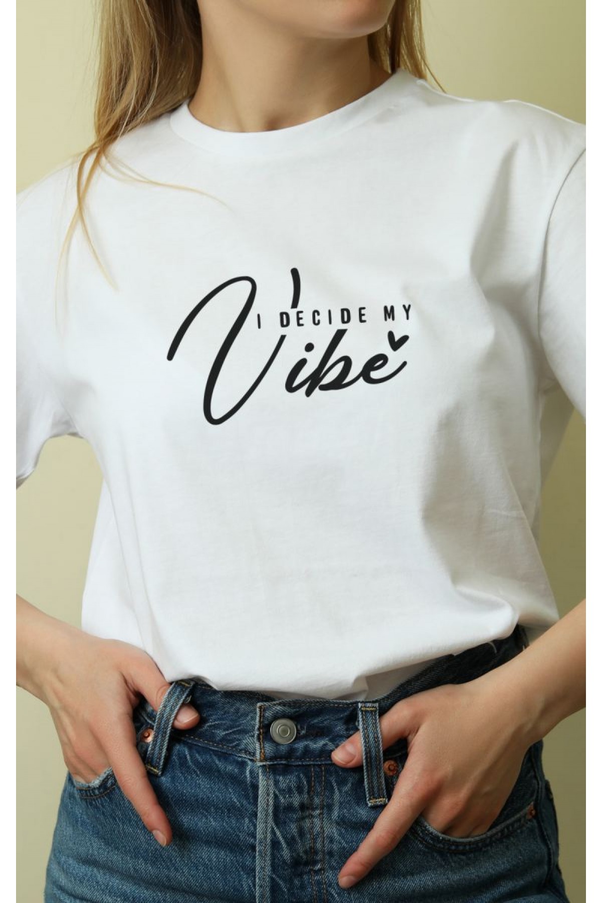 Unisex Oversize 24/1 Penye DTF Baskılı Tişört - DTF65