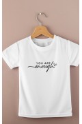 Unisex Oversize 24/1 Penye DTF Baskılı Tişört - DTF66