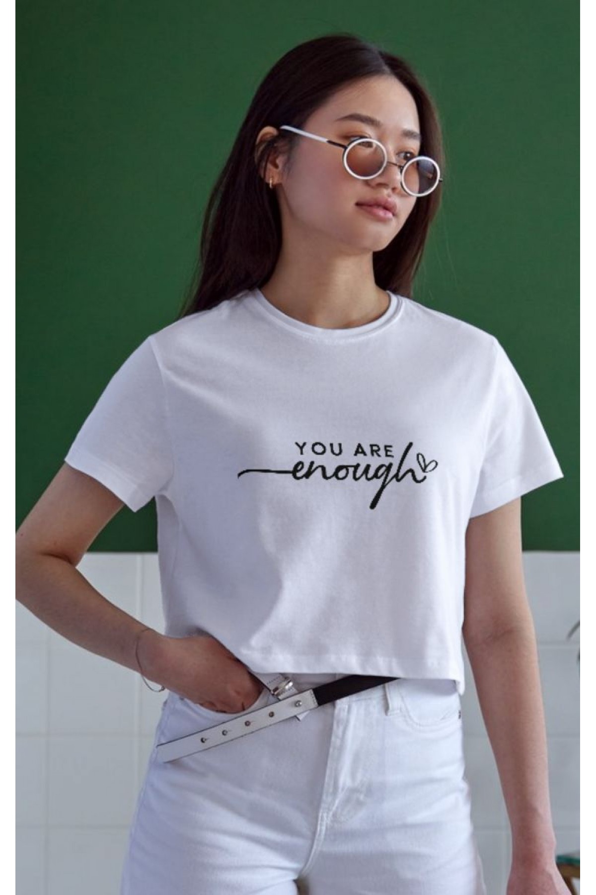 Unisex Oversize 24/1 Penye DTF Baskılı Tişört - DTF66